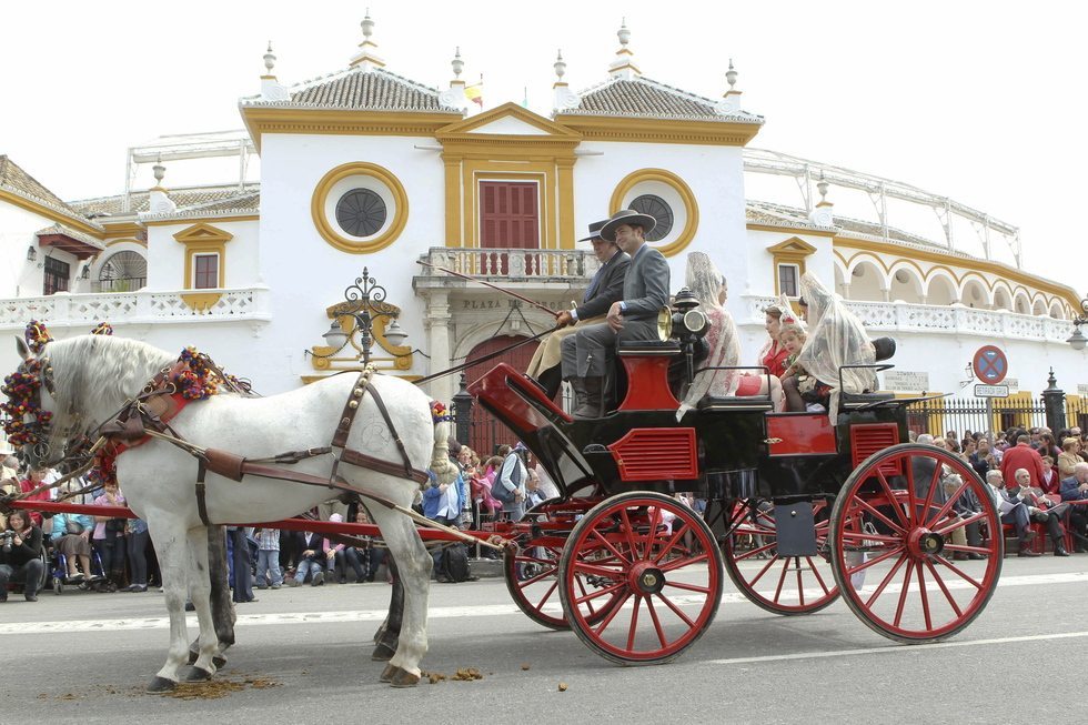 415 coches de caballos en la feria de sevilla Hoteles en Andalucia